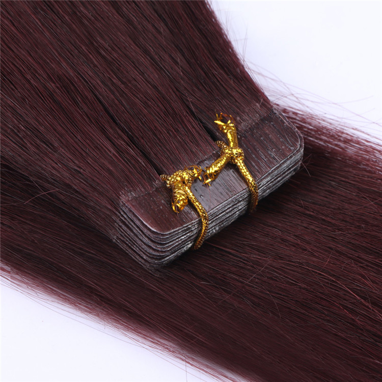 China remy micro tape in human hair extensions manufacturers QM091